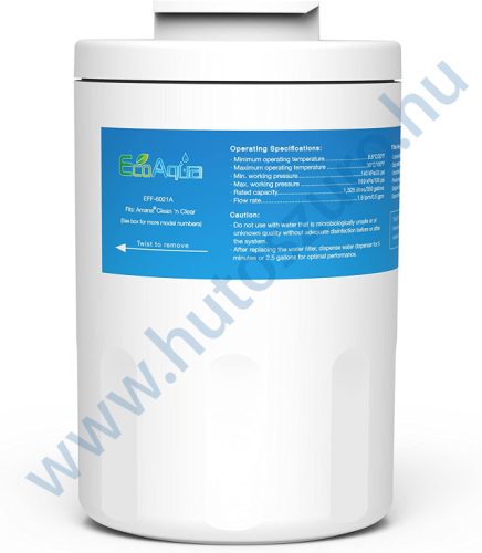 EcoAqua EFF-6021A hűtő vízszűrő Amana Clean and Clear (12527304) szűrő helyett