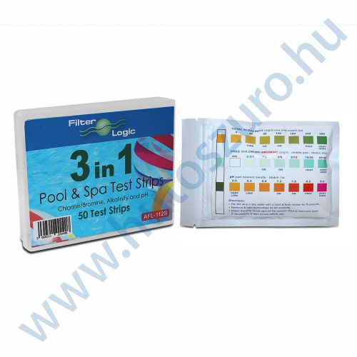 FilterLogic AFL-112S medence tesztcsík medencékhez és pezsgőfürdőkhöz – 50 db