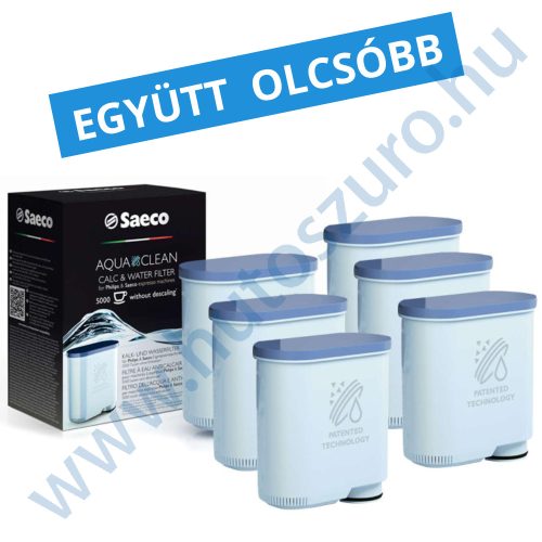 6 db-os Saeco AquaClean CA6903/00 kávéfőző vízlágyító vízszűrő