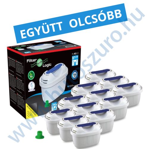 FilterLogic FL-402 Aquaphor maxfor kompatibilis szűrőbetét - 12 db