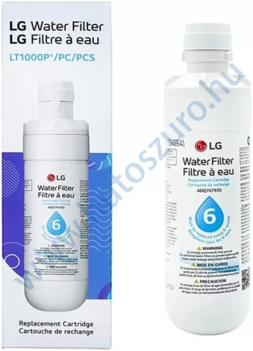 LG LT1000P ADQ747935 (LT1000P/PC/PCS) gyári hűtőszűrő - új csomagolásban 2025