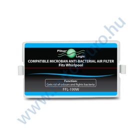   Filterlogic FFL-199W utángyártott antibakteriális légszűrő Whirlpool hűtőszekrényhez